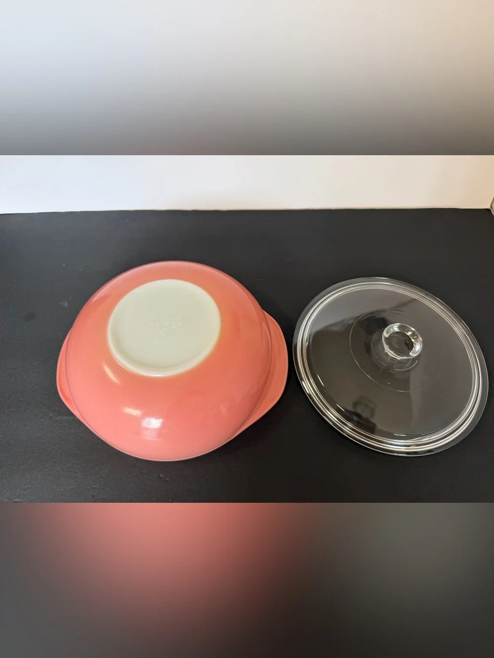 Vintage Pyrex 024 Pink Flamingo 2QT Casserole Baking Dish Bowl & Lid Oven Ware